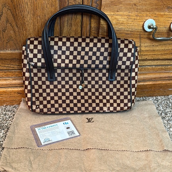 Louis Vuitton Damier Sauvage Pony Hair Tote with dust bag and COA - Picture 1 of 15